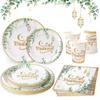 Eid Mubarak Tableware Set Ramadan Decoration For Home 2025 Ramadan Kareem Eid Al Adha Gifts Islamic Muslim Party Decoration