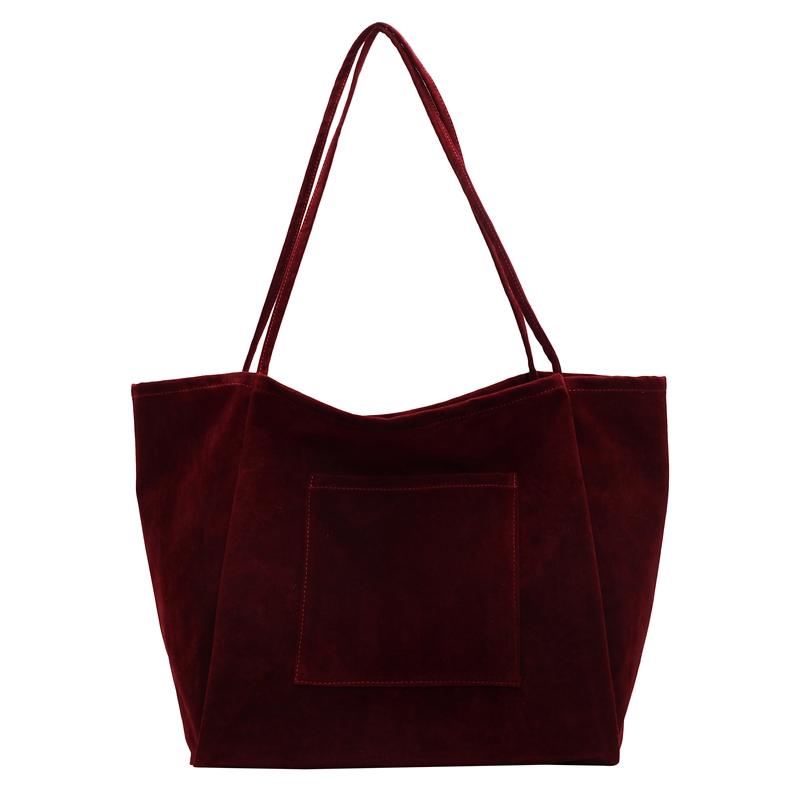 Vintage Underarm Bag Women's Large Capacity Shoulder Bag Commuter Tote Bag