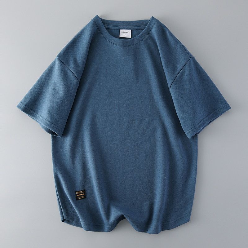 Heavy Retro Lazy Style Export Short-Sleeved T-shirt