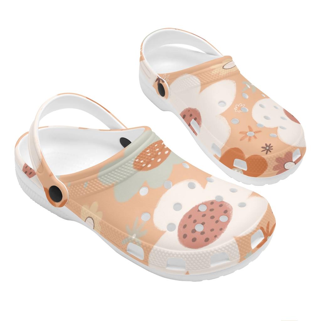 Allover Printed EVA Casual Clogs for Women Men Soft Sole Flexible Breathable Slip On Sandals Slippers Summer Daily Leisure Shoes
