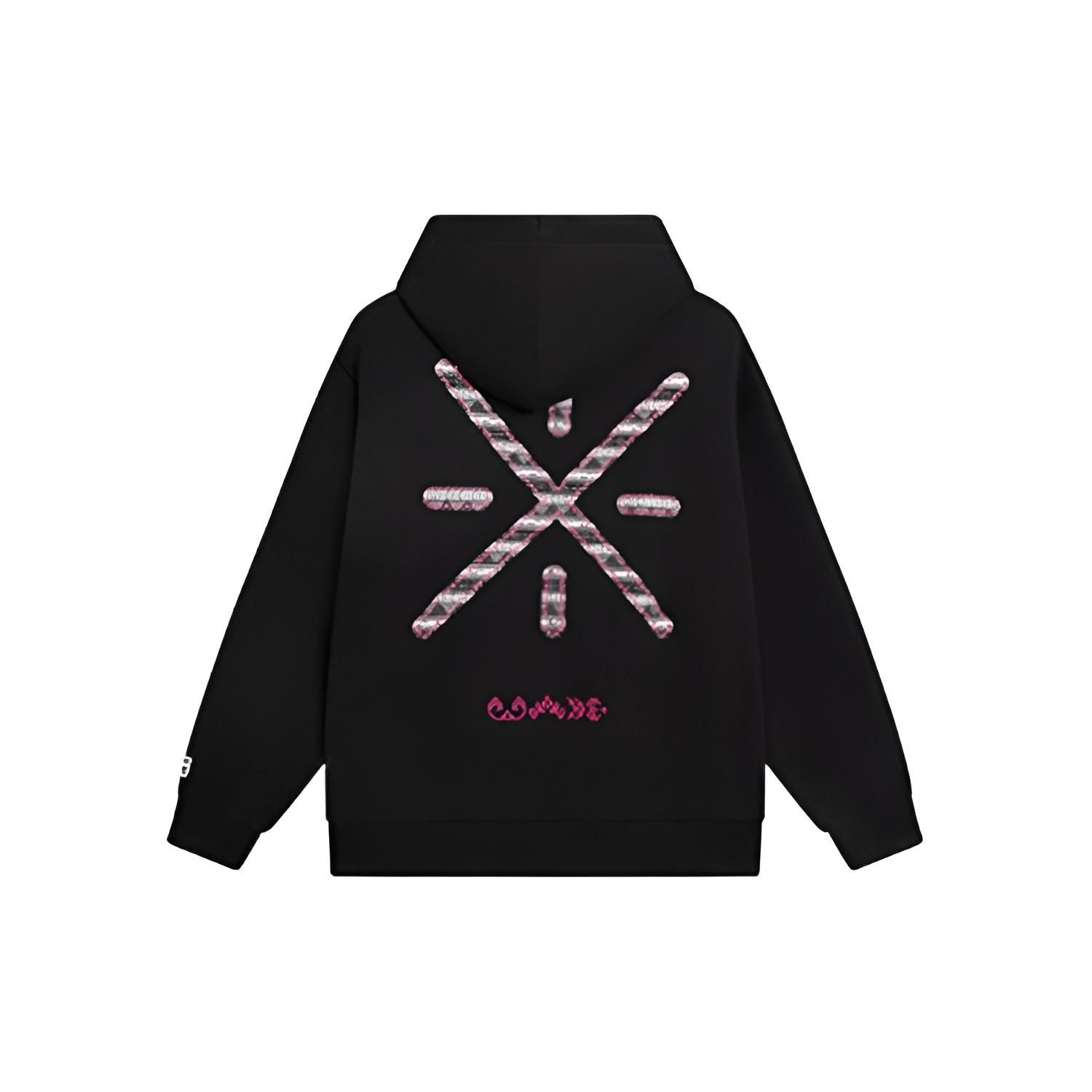 Li Ning Sweatshirts Unisex Black Hooded Moderate Regular AWDS817-1 L