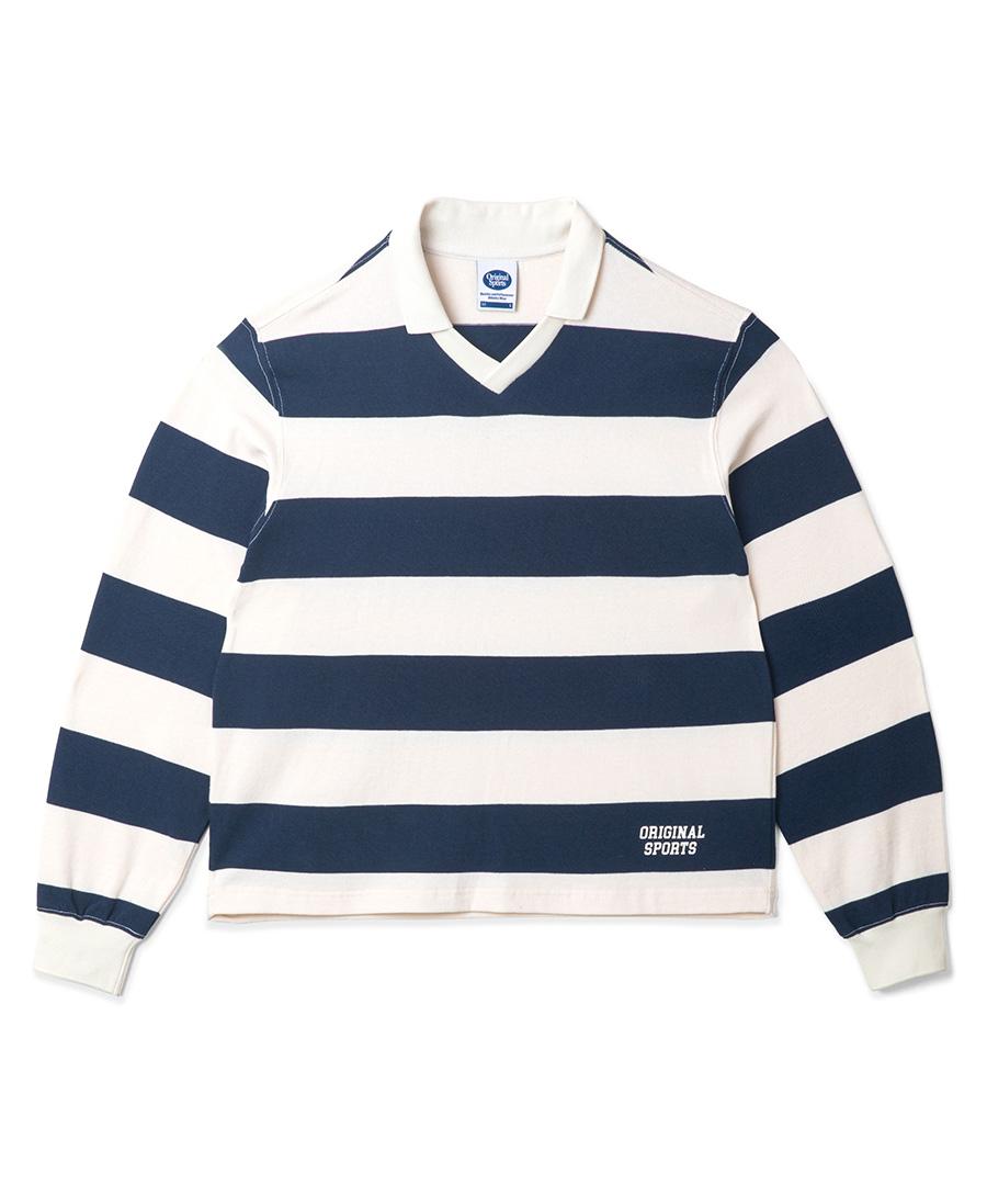 Prospecs [Women] Stripe Rugby Shirt Navy Navy/090