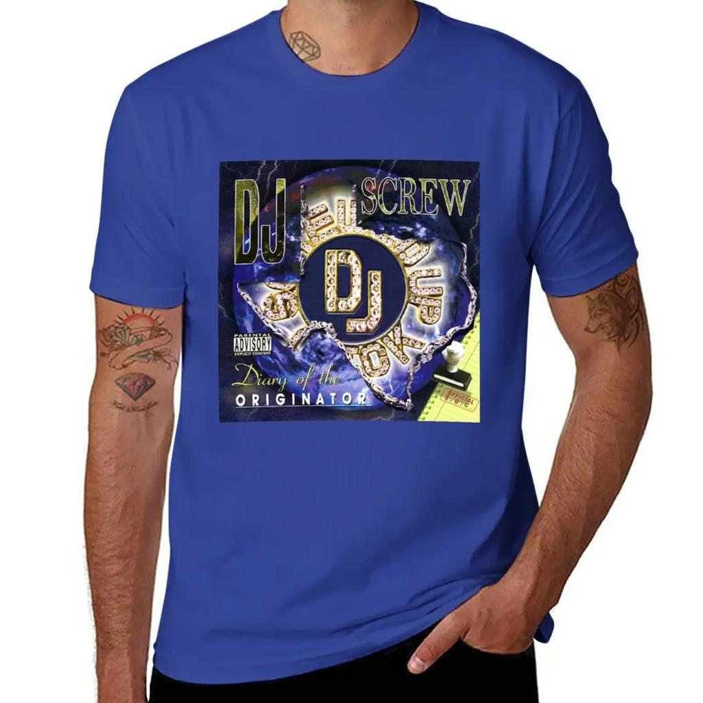 Dj Screw T-Shirt Heavyweights for a Boy Tees Men Workout Shirt