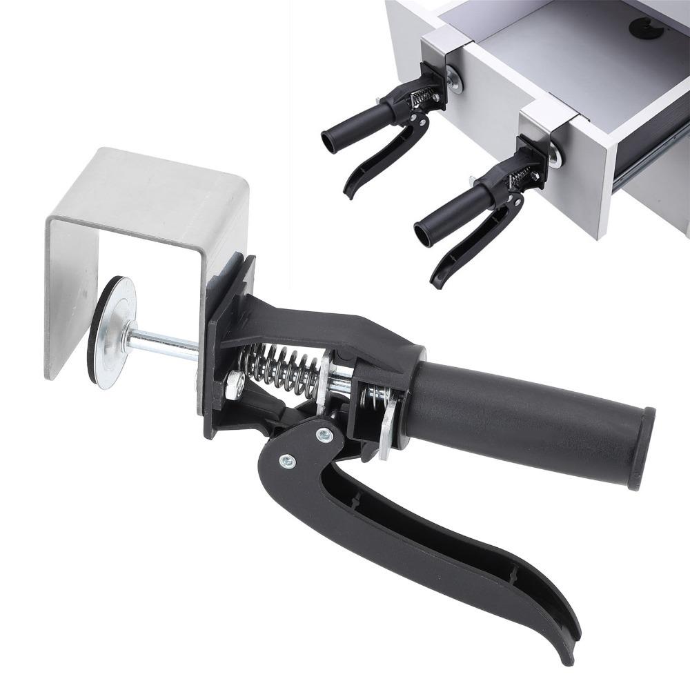 2pcs Stainless Steel Drawer Panel Clamp Quick Release Woodworking Installation Tool  Woodworking