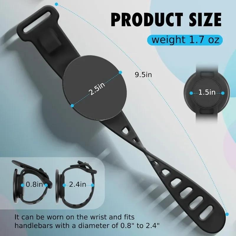 Double-sided Magnetic Wrist Mobile Phone Stand Gym Strong Magnetic Outdoor Cycling Outdoor Live Broadcast Magsafe Stand