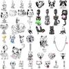 Newcopper Dog Beads Black Cat Pendant Cat Claw Safety Chain Suitable For European Original Bracelet Diy Exquisite Jewelry