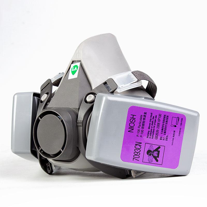 New 6200 Dust Mask With 7093 suit P100 Filter Half Face Respirator For Painting Spraying Polishing Work Safety