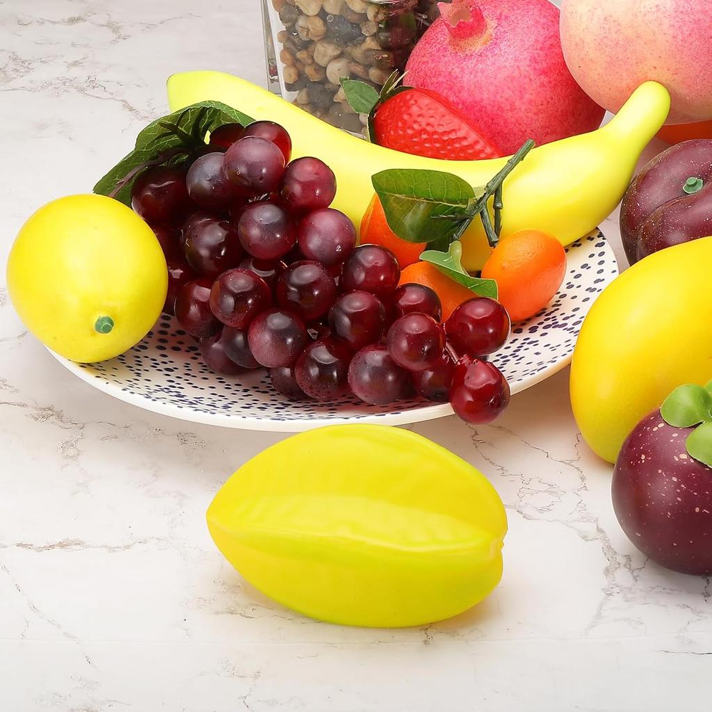 PATIKIL 20 Pcs Artificial Mini Mushroom, Foam Simulation Fake Small Mushroom Lifelike Realistic Faux Fake Fruit Model for Home Kitchen Party