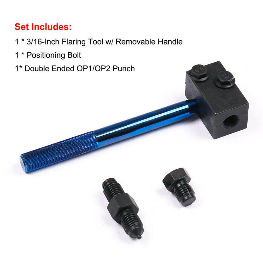 Brake Pipe Double Flaring Tool Professional 3/16 Inch SAE Hand Held