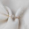 French Light Luxury S925 Sterling Silver Women's Retro Ring