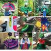 Bird Wings Halloween Cloak with Mask Robe Cape Mask Set Creative Halloween Children Costume  Party