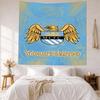 Manchester City Custom Your Name Wall Decor Tapestry Art For Pet Memorial Birthdaywedding Party Backdrop Family Gift