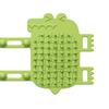 Cat Self Groomer Crocodile Shape Self Grooming Cat Toy Silicone Cat Face Massager Grooming Tool for Table Leg Cat Tree