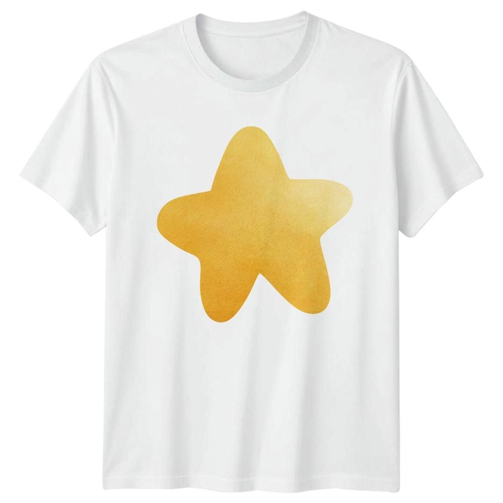 Golden Star Graphic Unisex Tee Unisexs Unisexs Graphic TShirt S