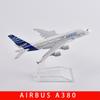 Jason Tutu 16cm Airbus A380 Flugzeug Flugzeugmodell Flugzeug Druckguss Metall 1/400 Maßstab Flugzeuge