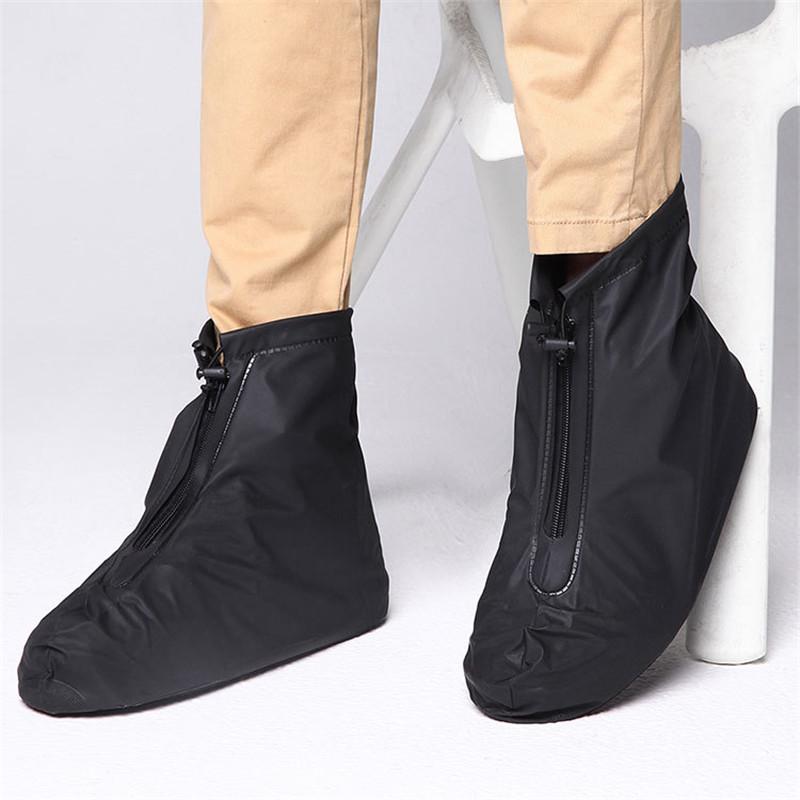 Men Women Shoes Raincoat for Rain Flats Ankle Boots Cover PVC Reusable Non-slip Cover for Shoes With Internal Waterproof Layer