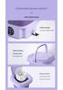 Compact Foldable Automatic Mini Washing Machine for Underwear and Socks - Ideal for College Students