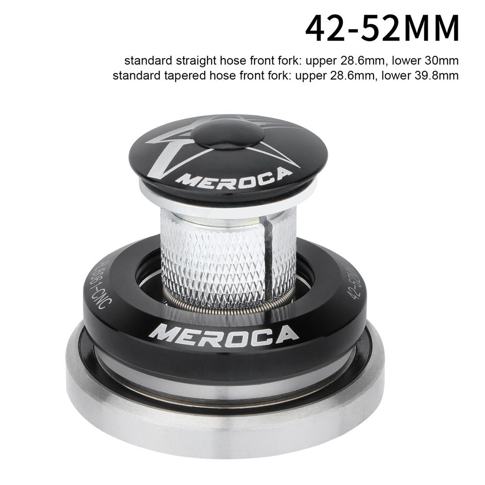 

Велосипедная гарнитура с карбоновой рамой 42-52 мм, двойные подшипники, конструкция из алюминиевого сплава, велосипедный аксессуар