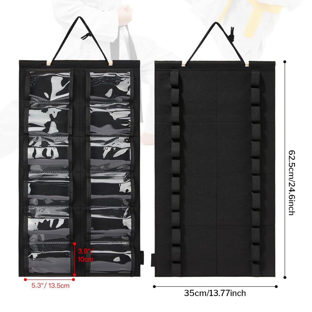 Wand-Kampfsport-Gürtel-Ausstellungsständer Filz-Wand-Organizer-Halter zum Aufhängen von Ringergürteln Taekwondo-Gürtel-Ausstellungsständer-Regal