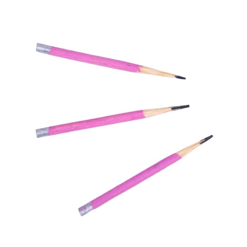 10Pcs Dollhouse Miniature Colored Pen Mini Pencil School Supplies Model Kid Pretend Play Toy Home Decor