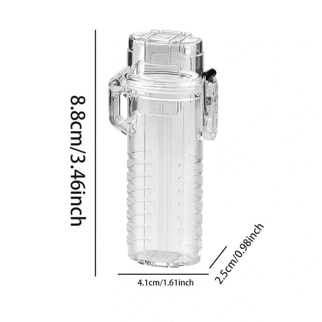 1/5pcs -Lighter Box,Waterproof Protective Lighter Box Case Cover Holder,For Home Outdoor Travel,Valentine's Day, New Year's Gift