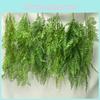 Simulated Green Plant Soft Rubber Vine Wall Hanging For Interior Design