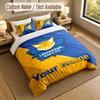Bedding Set 1 Duvet Cover 2 Pillowcases Leicester City Print Soft Bed Linen Bedroom Decor