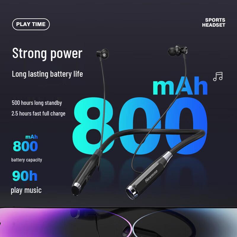 Newmine GF01 Neckband Bluetooth Sports Earphones