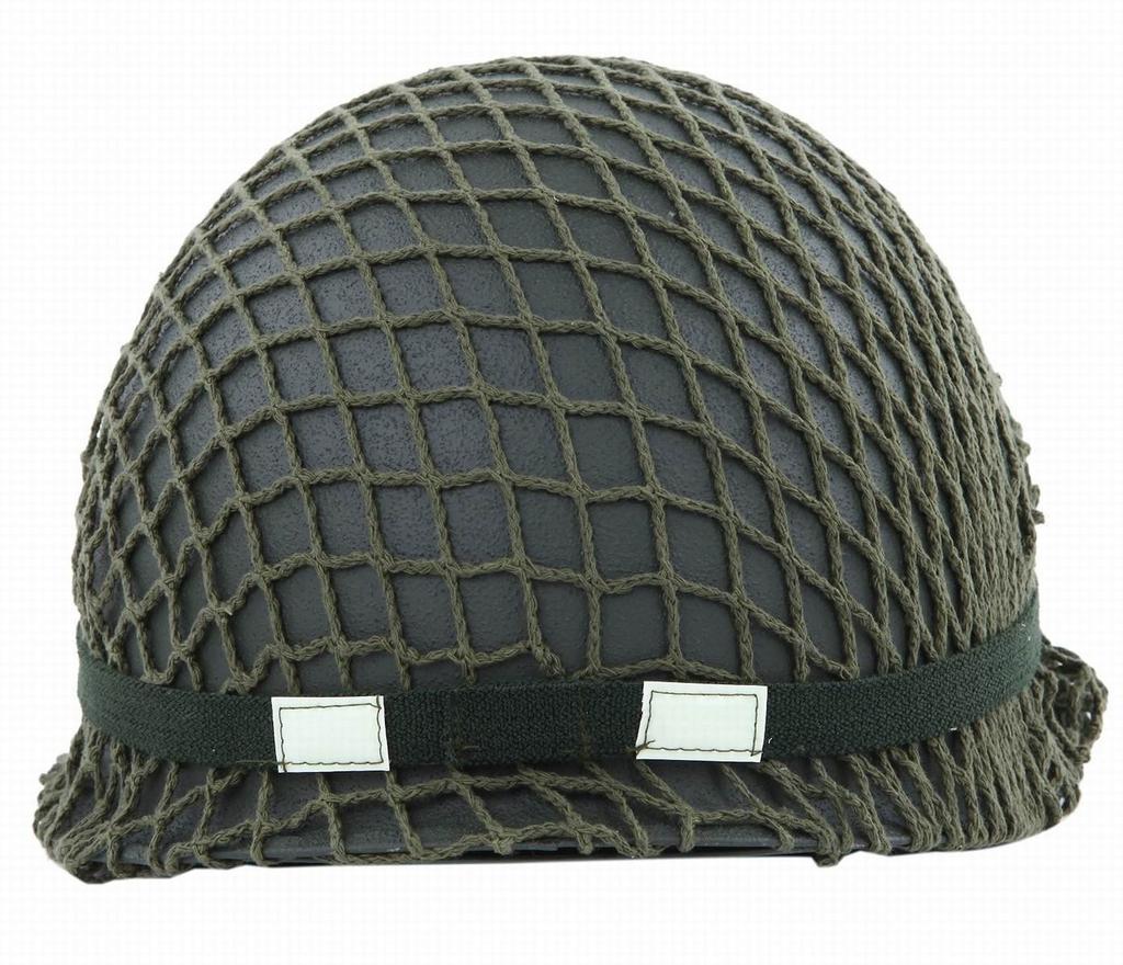 Steel Replica M1 Helmet with Mesh Heavy-duty Net.