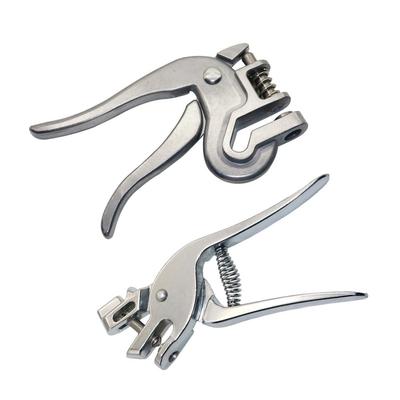 1Pc 8mm/9mm Animal Ear Tags Puncher Plier Cattle Sheep Pig Horse Stainless Steel Hole Puncher Animal Identification Equipment
