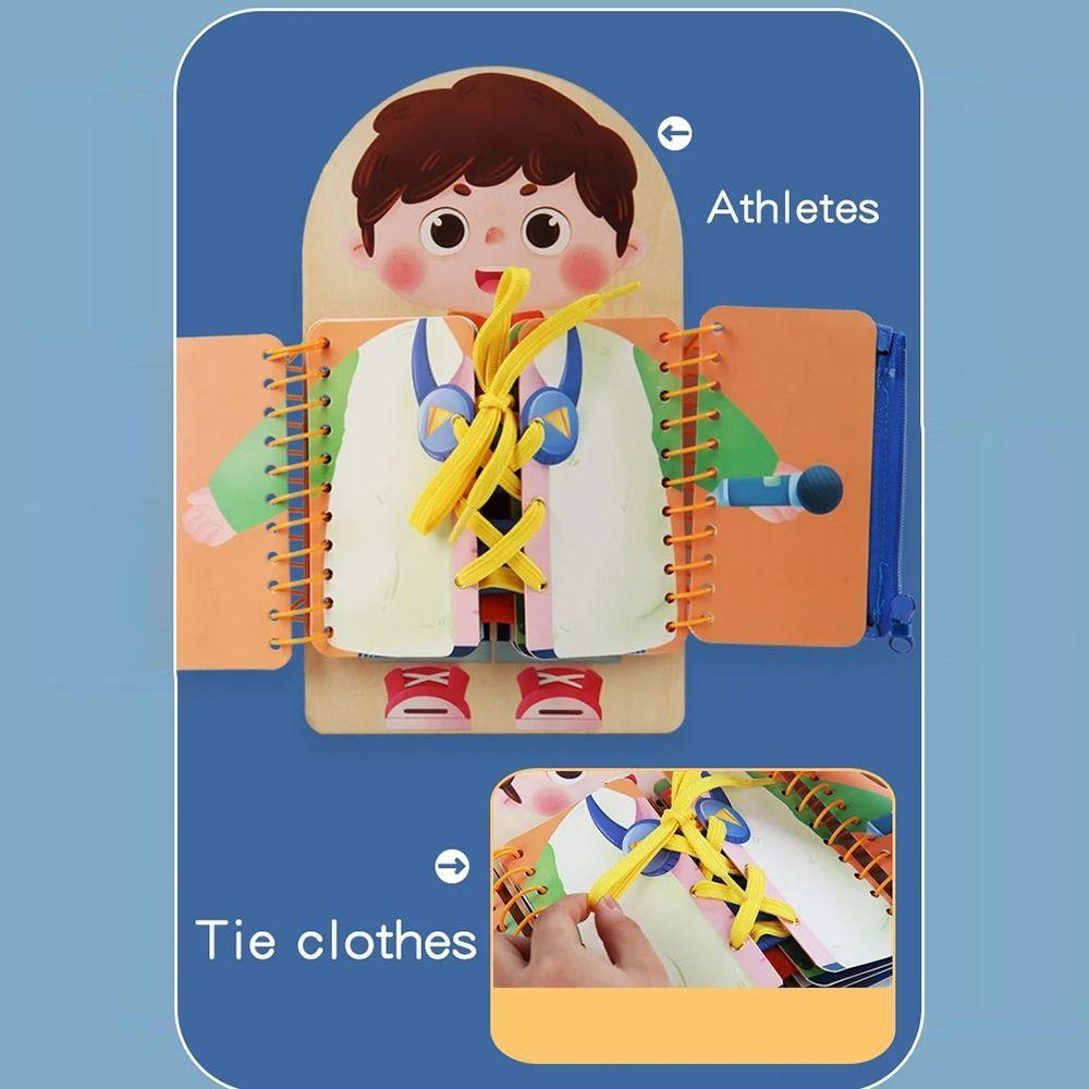 Educational Early Learning Toys Learn Dress Toddlers Quiet Books 3D Activity Books Birthday