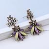 Bohemian Rhinestone Crystal Zinc Alloy Earrings for Women