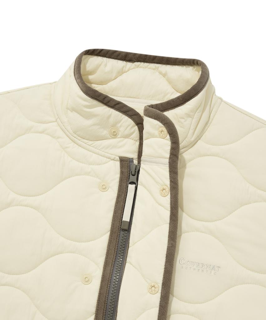 Covert Quilted M51 Jacket Ecru