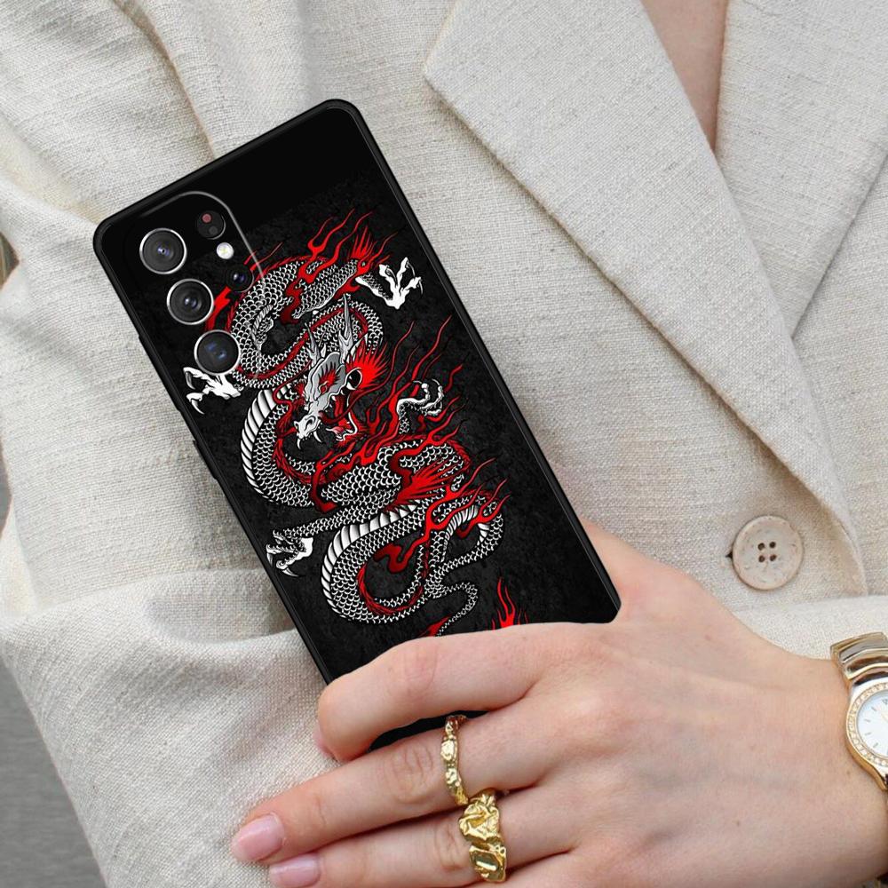 Dragon Cell Phone Case for Samsung Galaxy S26 Ultra S25 S24 S23 S22 S21 S20 Note10 Cover