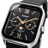Casio Men S Analog Watch Black Leather Mtp M305l 1a2v