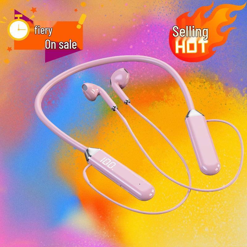 Wireless Sports Neckband Bluetooth Headphones with Long Battery Life, Universal Fit, Non-Slip Design