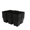 Square Plant Pot Plastic Flower Pot Outdoor Planting Accommodate Various Plants Optimal Drainage Holes For Cacti