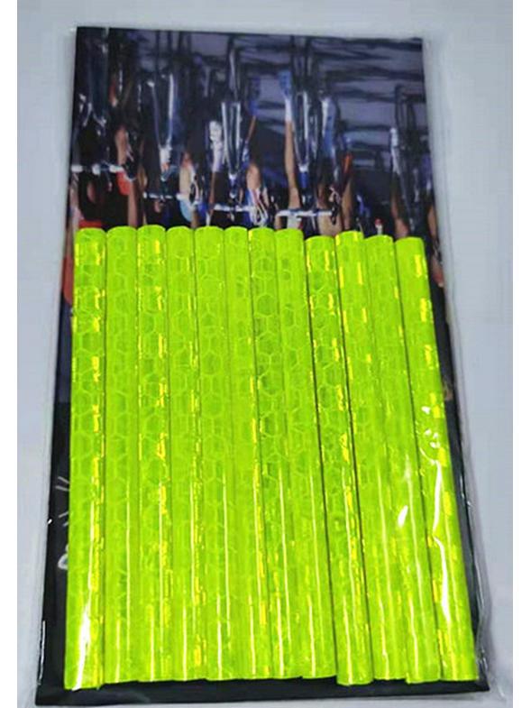 Universal Reflective Bicycle Wheel Spoke Strips for Mountain Bikes