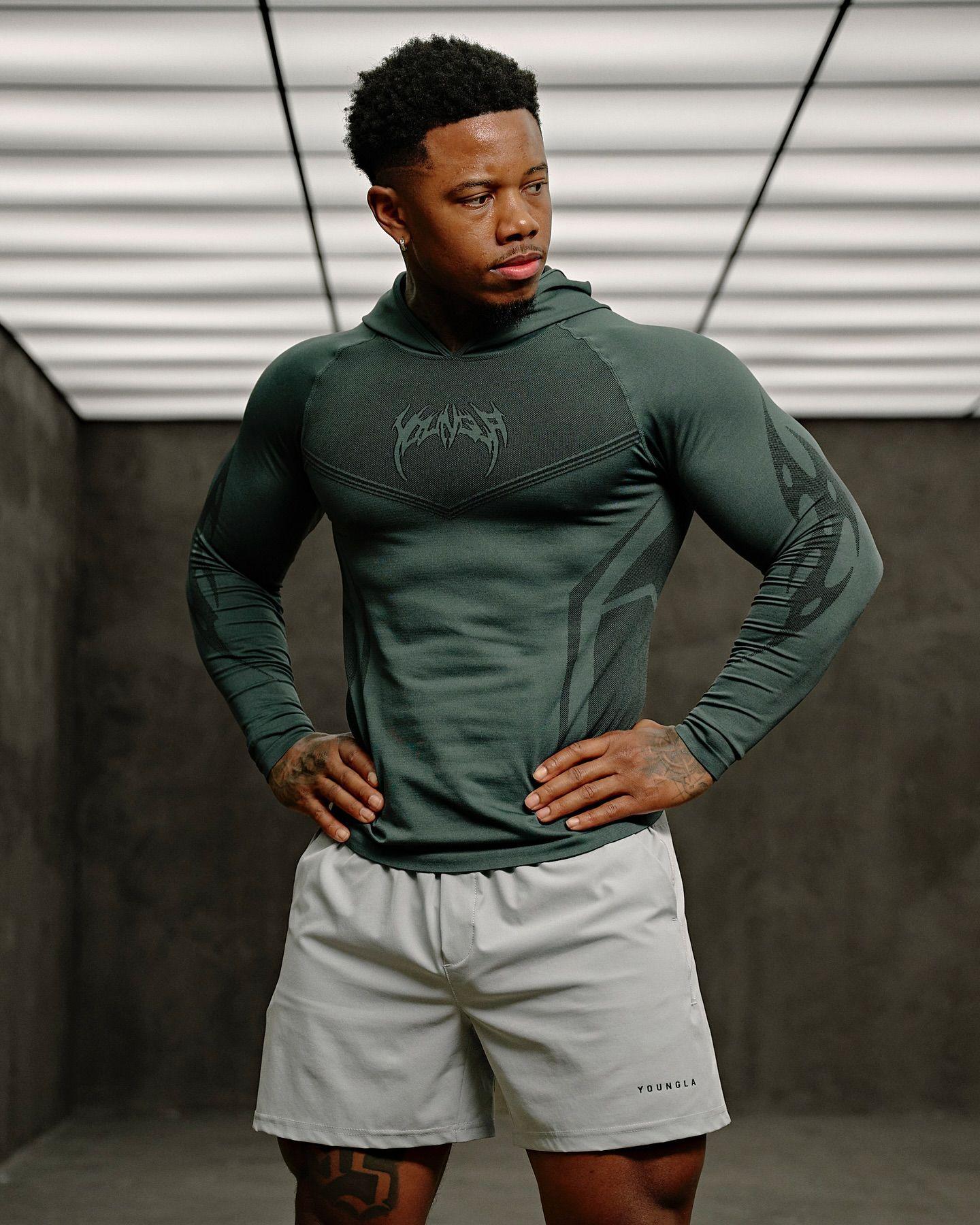 Discount Market YoungLA Warrior Stretchy Sportschool Hoodie Jogger XL