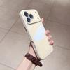 Summer Ice-feeling Large Window, Suitable for iPhone17promax Mobile Phone Case, Simple Candy-colored Apple 17 Protective Case