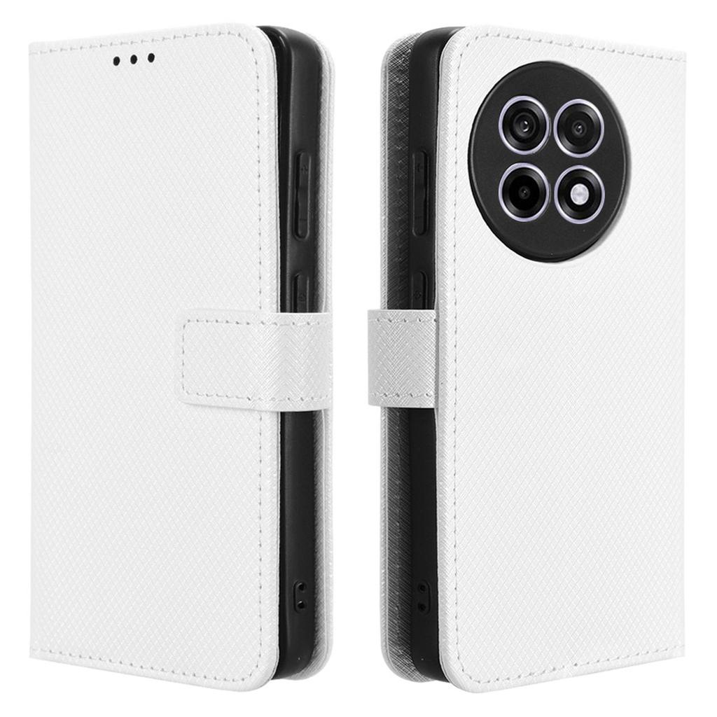 Wallet Phone Case for OnePlus 13R 5G/Ace 5 5G/Ace 5 Pro 5G PU Leather Diamond Texture Cover