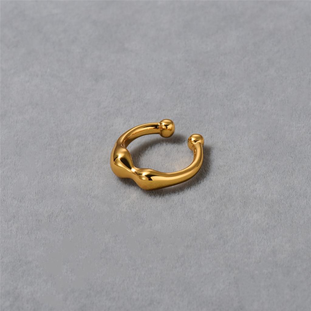 Wind Irregular Water Drop Design Ear Clips Tide Niche Design Advanced Sense Fashion Versatile Ear Clips