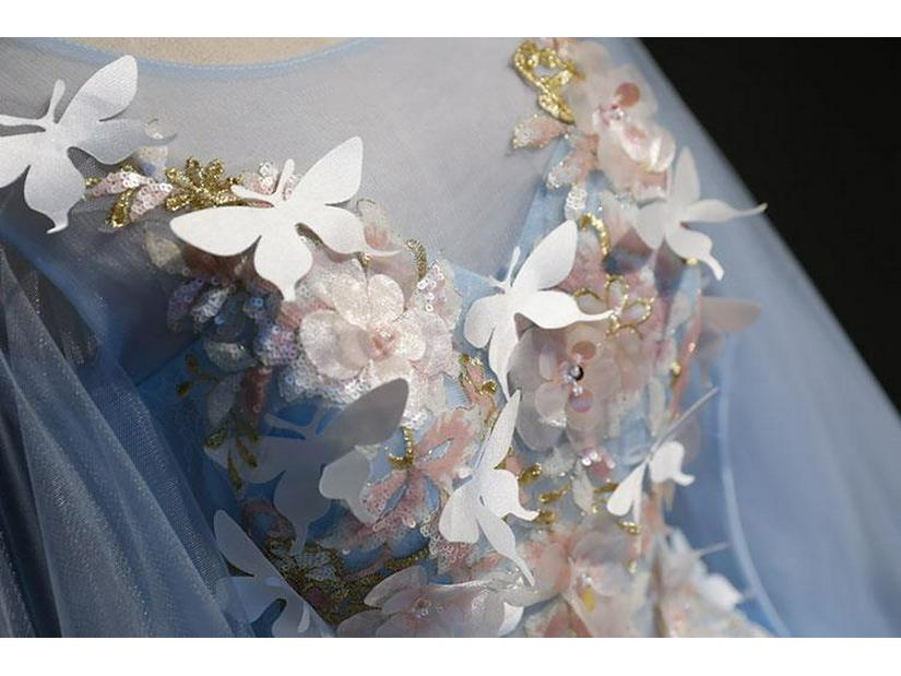 Colorful Yarn Stage Performance Dress - Puffy Skirt, Art Exam, Evening Wear, Photo Studio, Wedding, Slimming Fit