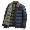 Middle-aged Men's Winter Short Jacket with Cotton Lapel Business Casual Plus Size Dad Cotton Coat