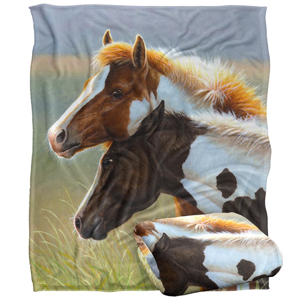 JQ Licensing Silky Foals Supersoft Blanket