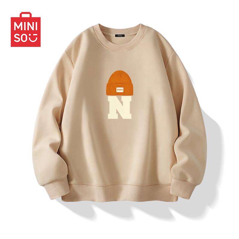 

Мужской свитшот MINISO свободного кроя с круглым вырезом 3XL