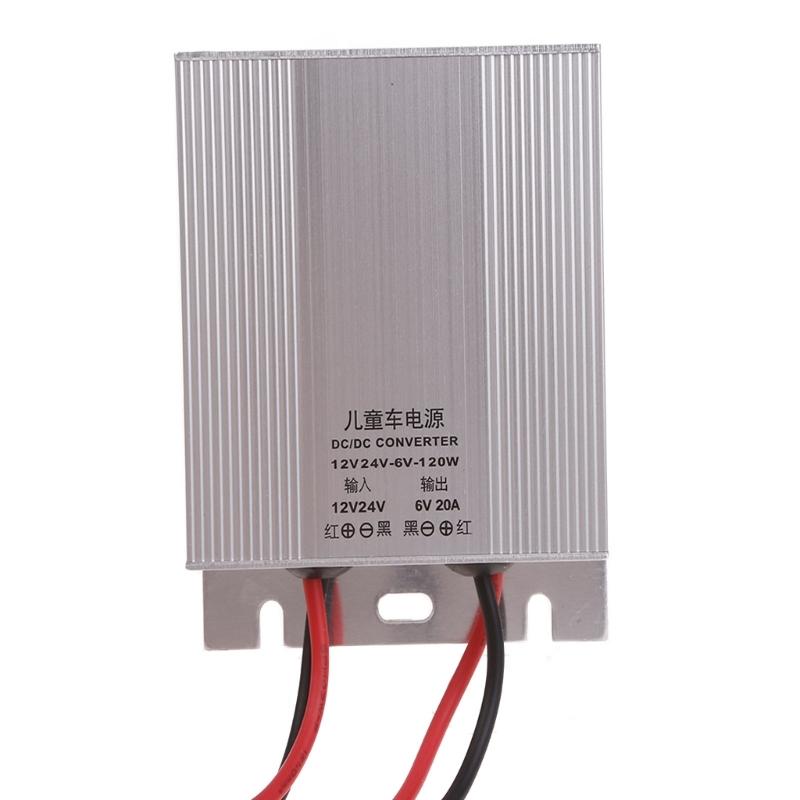 Power Voltage Converter DC 12V/24V To DC 6V 10A,6V 15A,6V 20A 60W 90W 120W Waterproof Voltage Convert Transformer