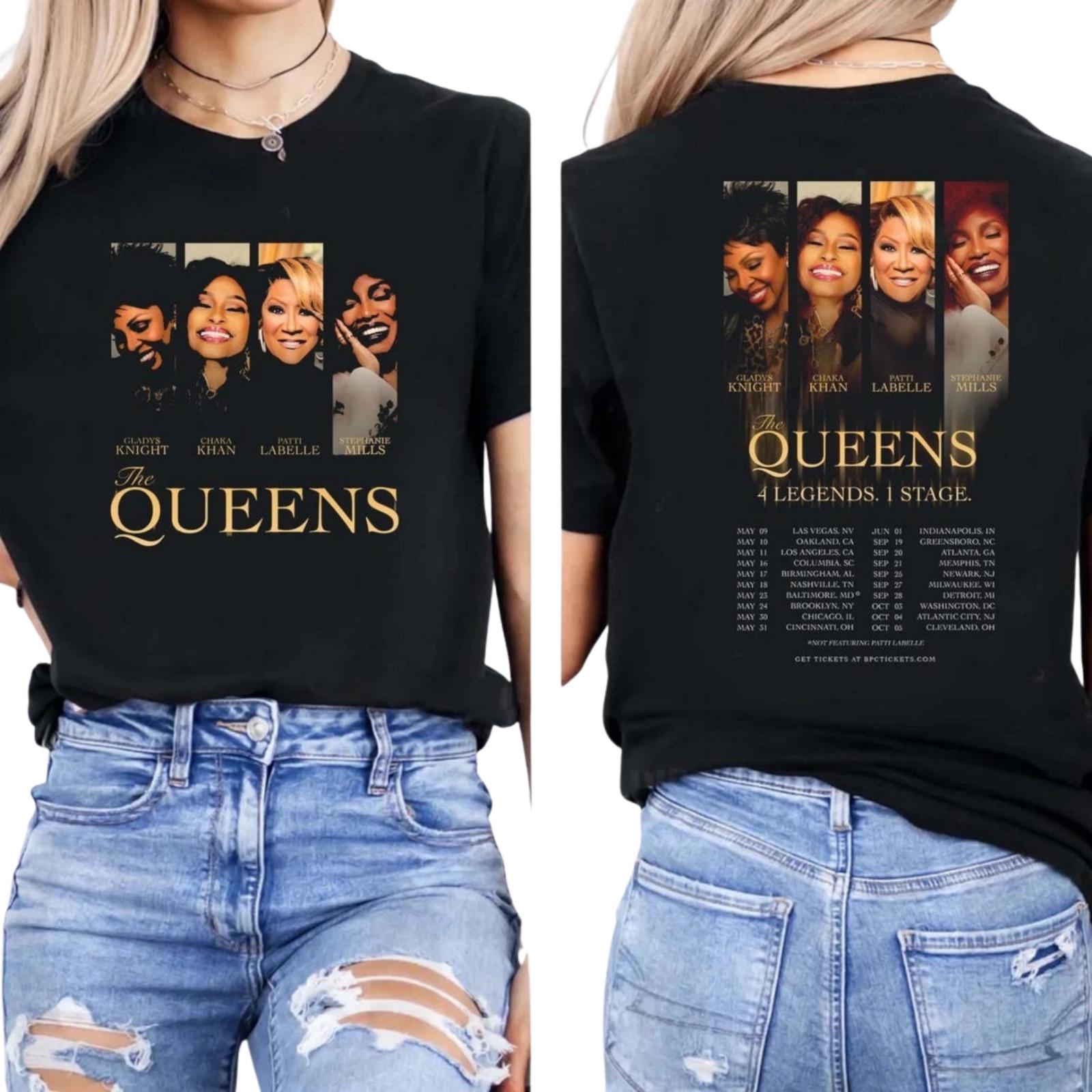 The Queens Tour 2026 T-Shirt Music Legends Band Graphic Tee S-5XL L