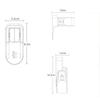 Hand Firm Kids Anti Open Door Lock Door Lever Lock Child Protection Equipment Baby Safety Locks