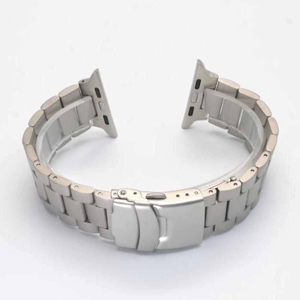 

Titanium Strap for Apple Watch Ultra 3 2 1 49mm 46mm 45mm 44mm Luxury Men Band for Iwatch 11 10 9 8 7 6 5 4 Se3 Replacement Belt 49mm 46mm 45mm 44mm